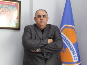 İskenderunspor Başkanı Hakan Bolat,