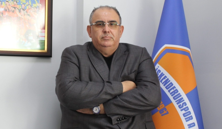 İskenderunspor Başkanı Hakan Bolat,