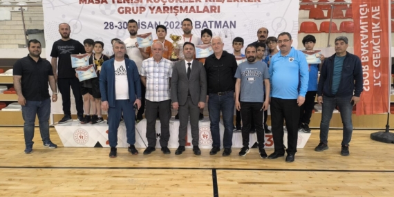 Masa tenisinde küçük şampiyonlar belli oldu