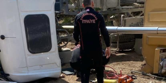 Maraş’ta Feci kaza: Batmanlı kamyon sürücüsü hayatını kaybetti