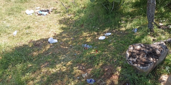 Malabadi Tabiat Parkı bir ayda çöplüğe döndü!