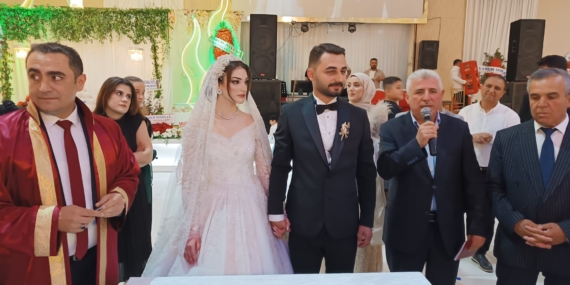 Batman’da Badem ve Kaya ailelerinin mutlu günü: Aydın Aydın coşturdu