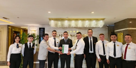 Batman Konak Hotel’e sürdürülebilirlikte 3. aşama sertifikası
