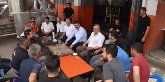 Nasıroğlu’ndan Turgut Özal Bulvarı ve Emek Sanayi’de temaslar