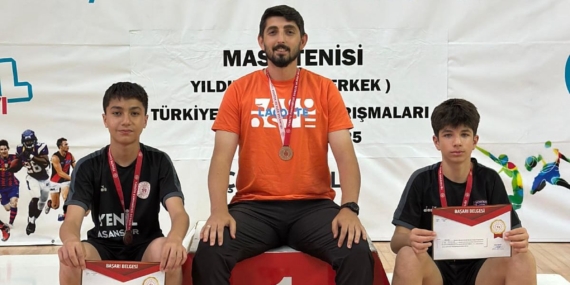 Batman Fatih Ortaokulu öğrencilerinden Türkiye üçüncülüğü