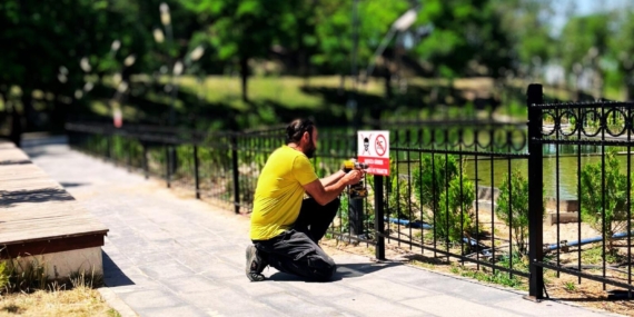 Belediyeden su kanalı ve süs havuzu uyarısı
