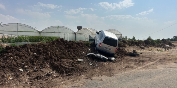 Balpınar Beldesi girişinde trafik kazası: 1 kişi yaralandı