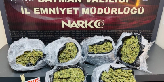 Batman’da Uyuşturucu Operasyonu: 1 tutuklama
