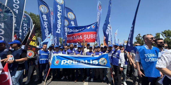 Batman’da TPAO önünde işçilerden tepki: Susmuyoruz!