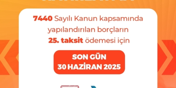 Batman defterdarlığından yapılandırma borcu uyarısı: Son gün 30 Haziran 2025