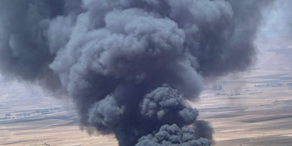 Batman Organize Sanayide Bölgesinde yangın