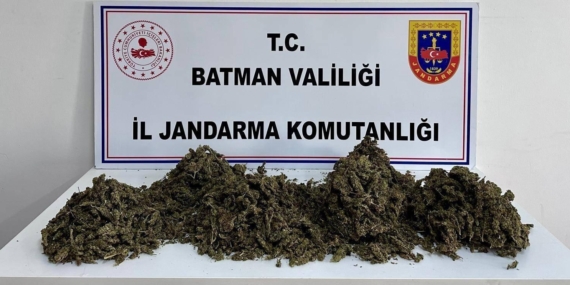 Batman’da jandarmadan uyuşturucu operasyonu: 1 kişi tutuklandı