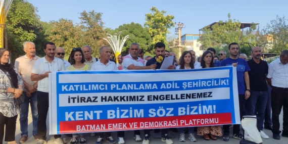 Batman’da imar planı tartışması: Sivil toplumdan kayyum yönetimine tepki