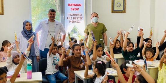 Batman Ağız ve Diş Sağlığı Hastanesi’nden çocuklara yönelik örnek uygulama