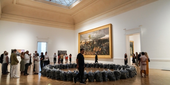 Batmanlı Sanatçı Ahmet Güneştekin’in Roma’da sergisine büyük ilgi