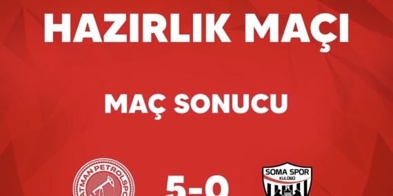 Batman Petrolspor’dan farklı galibiyet: 5-0