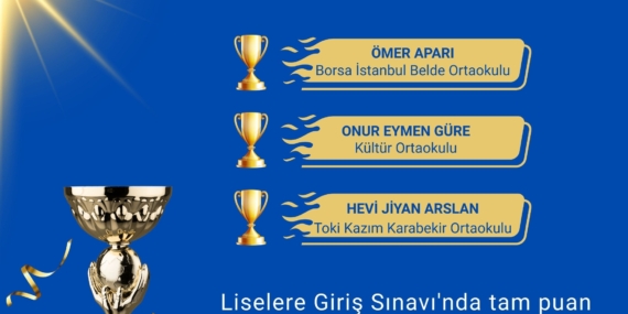 LGS sonuçları açıklandı: Batman’da 3 Türkiye birincisi