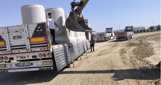 Çevre yolu için toplamda 12.600 metrelik altyapı döşenecek