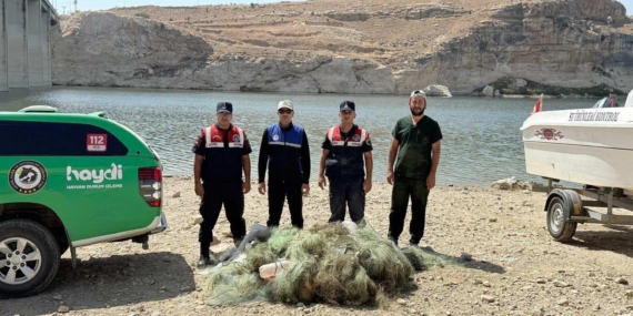 Batman’da kaçak avcılığa geçit yok: Ağlara el konuldu