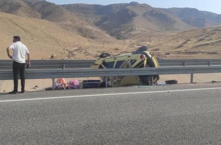 Hasankeyf Yolu Urganlı Köyü kavşağında trafik kazası