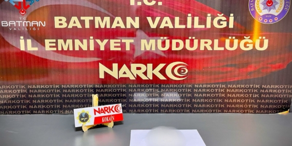 Batman’da ‘kokain’ operasyonu: 2 şüpheli tutuklandı