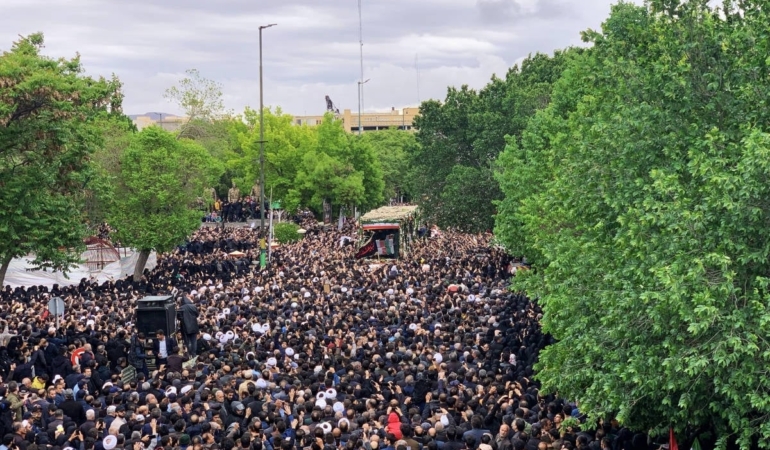 iran cenaze töreni