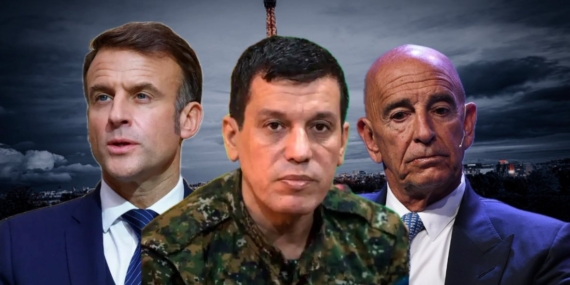 Mazlum Abdi ve beraberindeki heyet Fransa’da