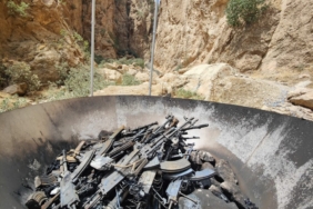 pkk yakılan silahlar