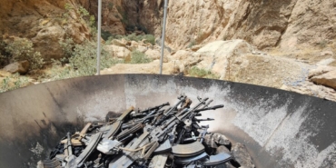 pkk yakılan silahlar