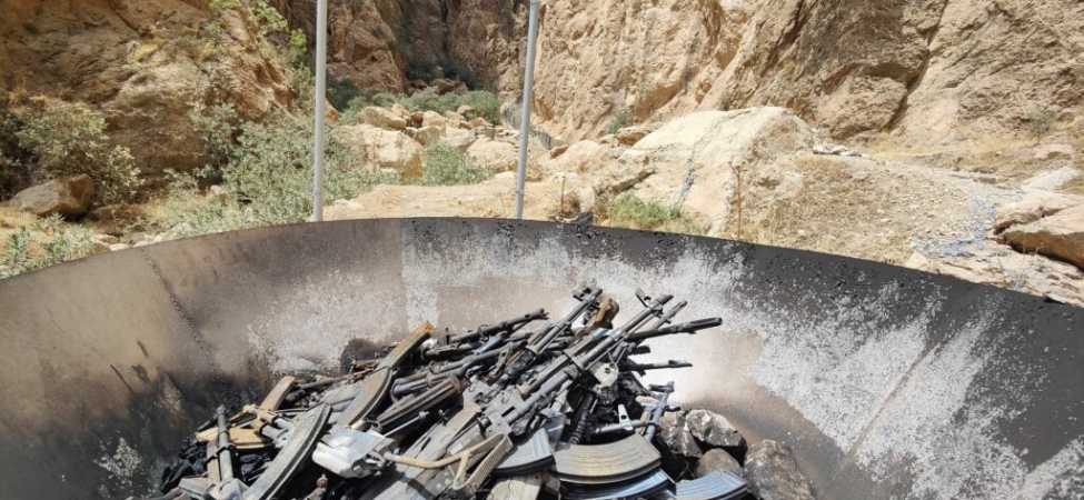 pkk yakılan silahlar