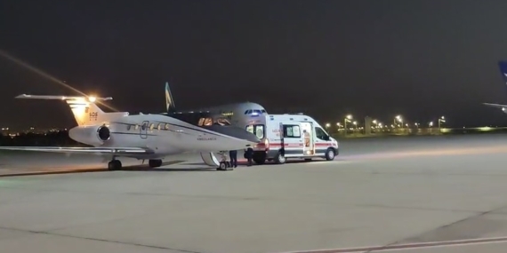 Ambulans uçak 19 aylık bebek ve 20 yaşındaki hasta için havalandı