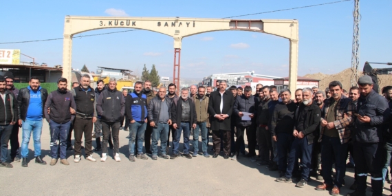 Batman Ek Sanayi Sitesi esnafına müjde: Kavşak yapımı başladı