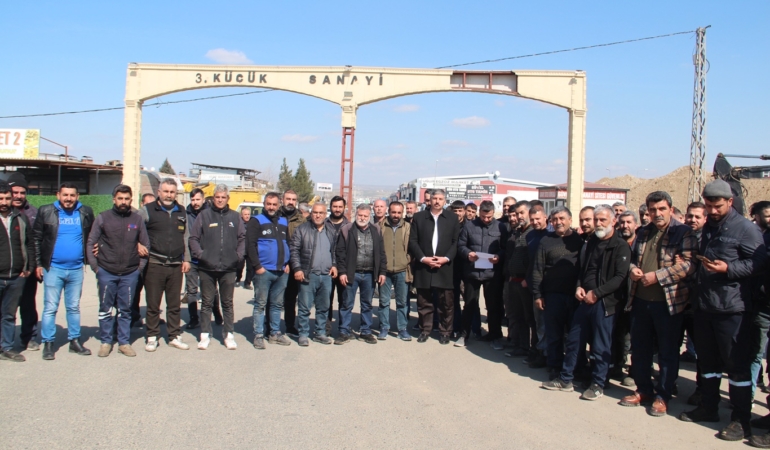 EK SANAYİ KAVŞAĞA KAVUŞUYOR