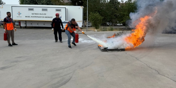 AFAD gönüllülerine saha eğitimi verildi