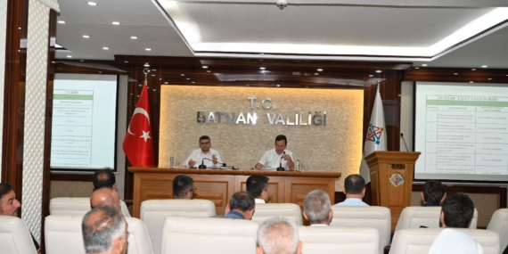 Batman’da merkez mahalle muhtarları toplantısı gerçekleştirildi