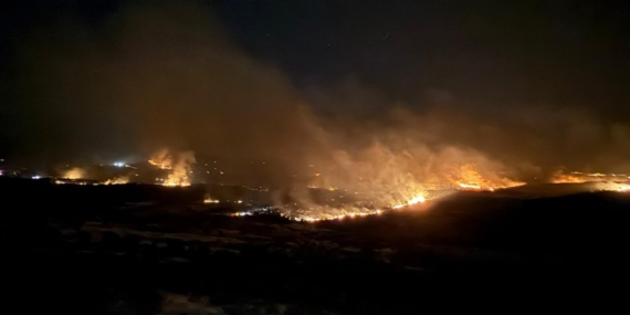 Diyarbakır Lice’de yeni bir orman yangını başladı