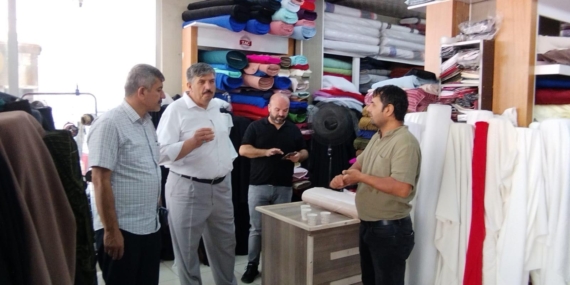 BESO Başkanı Çiftçi esnaf ziyaretinde sorunları dinledi
