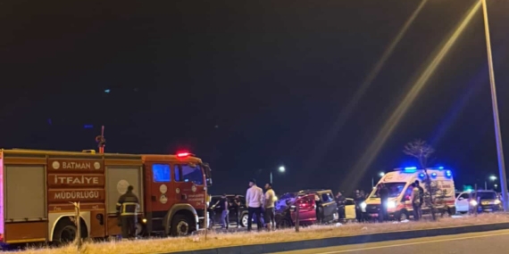 Batman Güney Çevreyolu’nda kaza: 1 yaralı