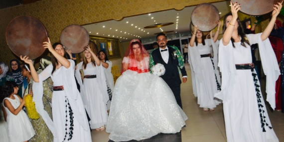 Batman’da renkli düğün töreni