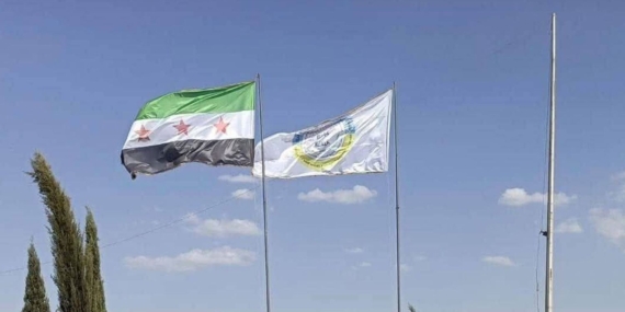 Kürtler Semalka’ya Suriye bayrağı astı: Şam’dan açıklama