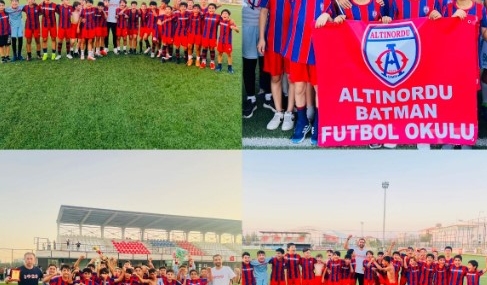 Altınordu Batman Futbol Okulu şampiyon oldu
