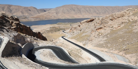 Hasankeyf’te 9 kilometrelik asfalt çalışması tamamlandı