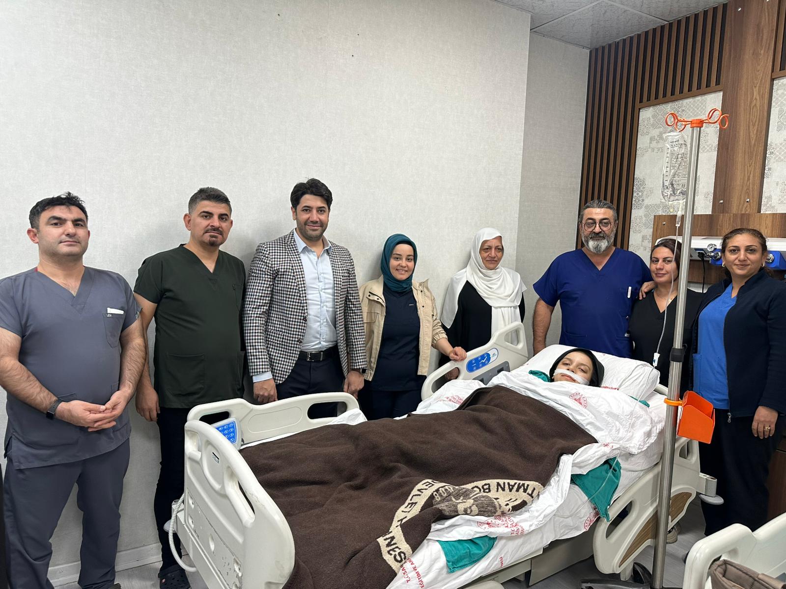Batman’da zor ve nitelikli çene cerrahisi ameliyatı başarıyla gerçekleştirildi Kist Ameliyatı