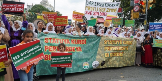 İstanbul’da Kürtçe için yürüyüş
