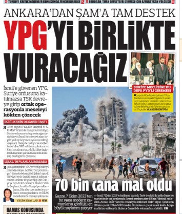 Türkiye Gazetesi: İsrail’e güvenen YPG, HTŞ’ye katılmazsa TSK vuracak Ekran görüntüsü 2025-10-08 165921
