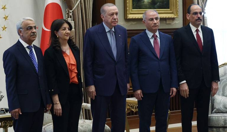 İmralı Heyeti, Erdoğan’la üçüncü kez görüşecek Erdoğan ve dem heyeti son