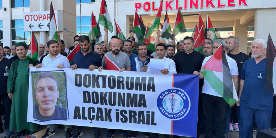 Sağlık-Sen Batman’dan Sumud Filosuna destek