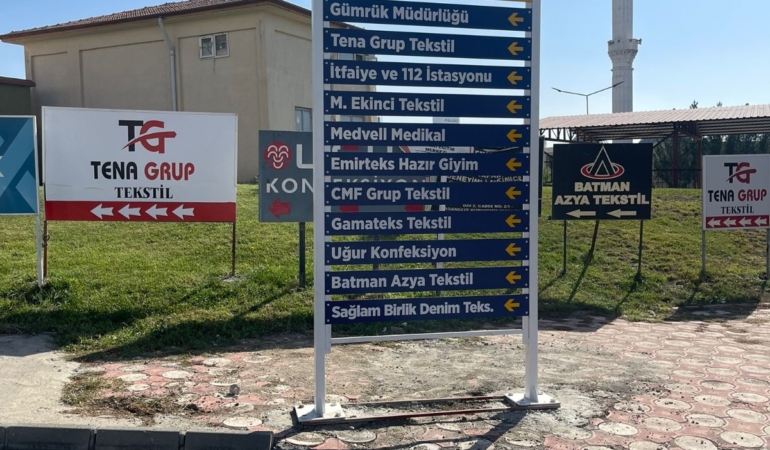 Batman OSB’de ulaşımı kolaylaştıran yön levha çalışması tamamlandı IMG-20251021-WA0107