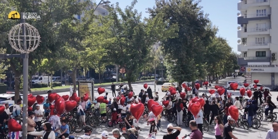 Batman’da “Yaşam İçin Pedal” Etkinliği Büyük İlgi Gördü