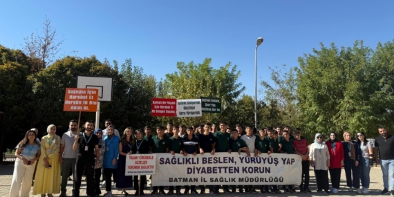 Kozluk’ta Dünya Yürüyüş Günü’nde sağlıklı yaşam için adımlar atıldı